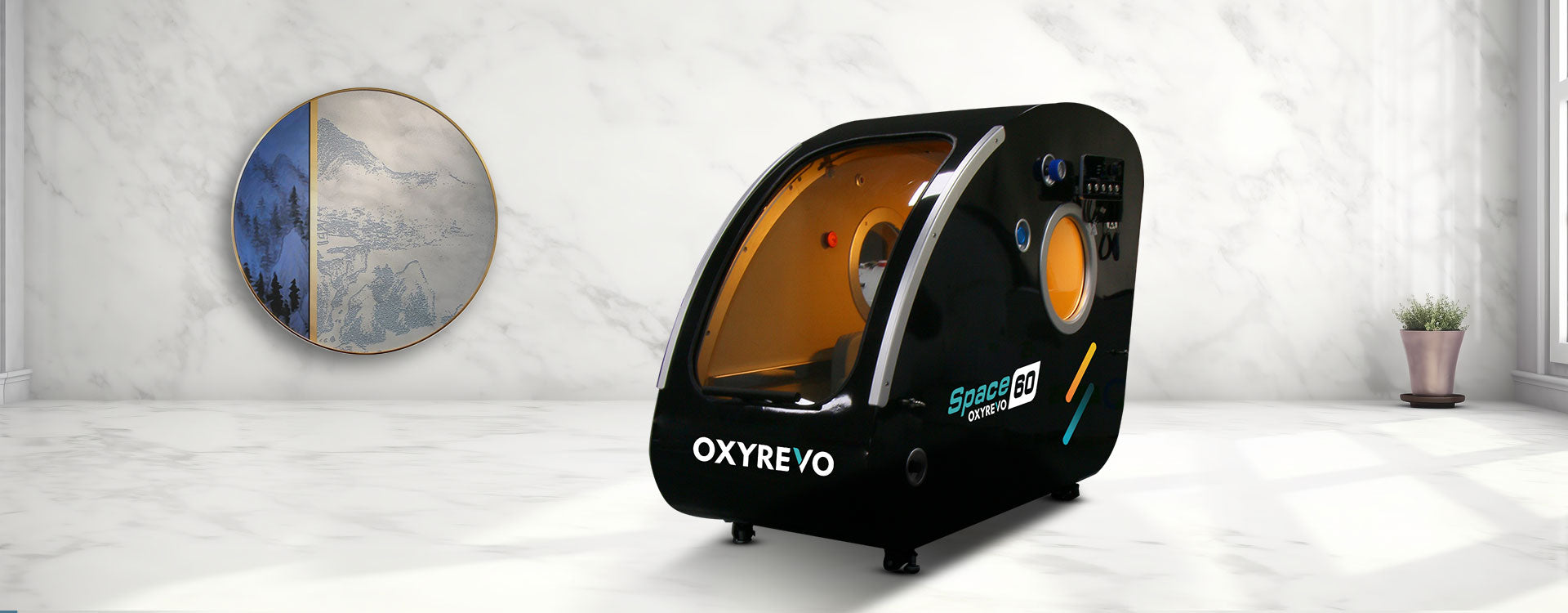 OxyRevo Sitting Type Hard Hyperbaric Chamber Space60 2ATA